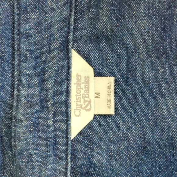 Christopher & Banks Jean Jacket with animal embroidery details - Picture 9 of 11